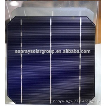 Cheap price no color difference grade A mono solar cell 5x5